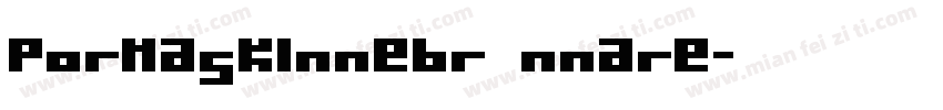 PormaskInnebr nnare字体转换